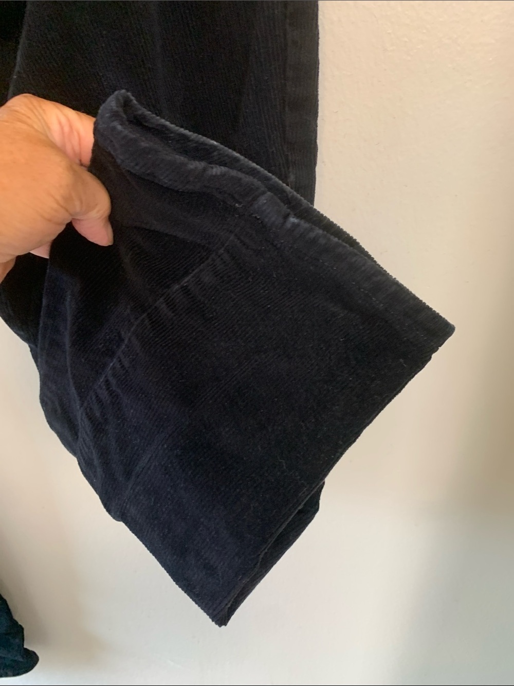 Lauren Ralph Lauren Black Label Black Straight-Leg Corduroy Jeans - Picture 8 of 16